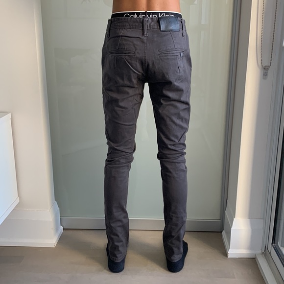 Gray West49 Skinny Chinos - Size 28/32 - Picture 2 of 5